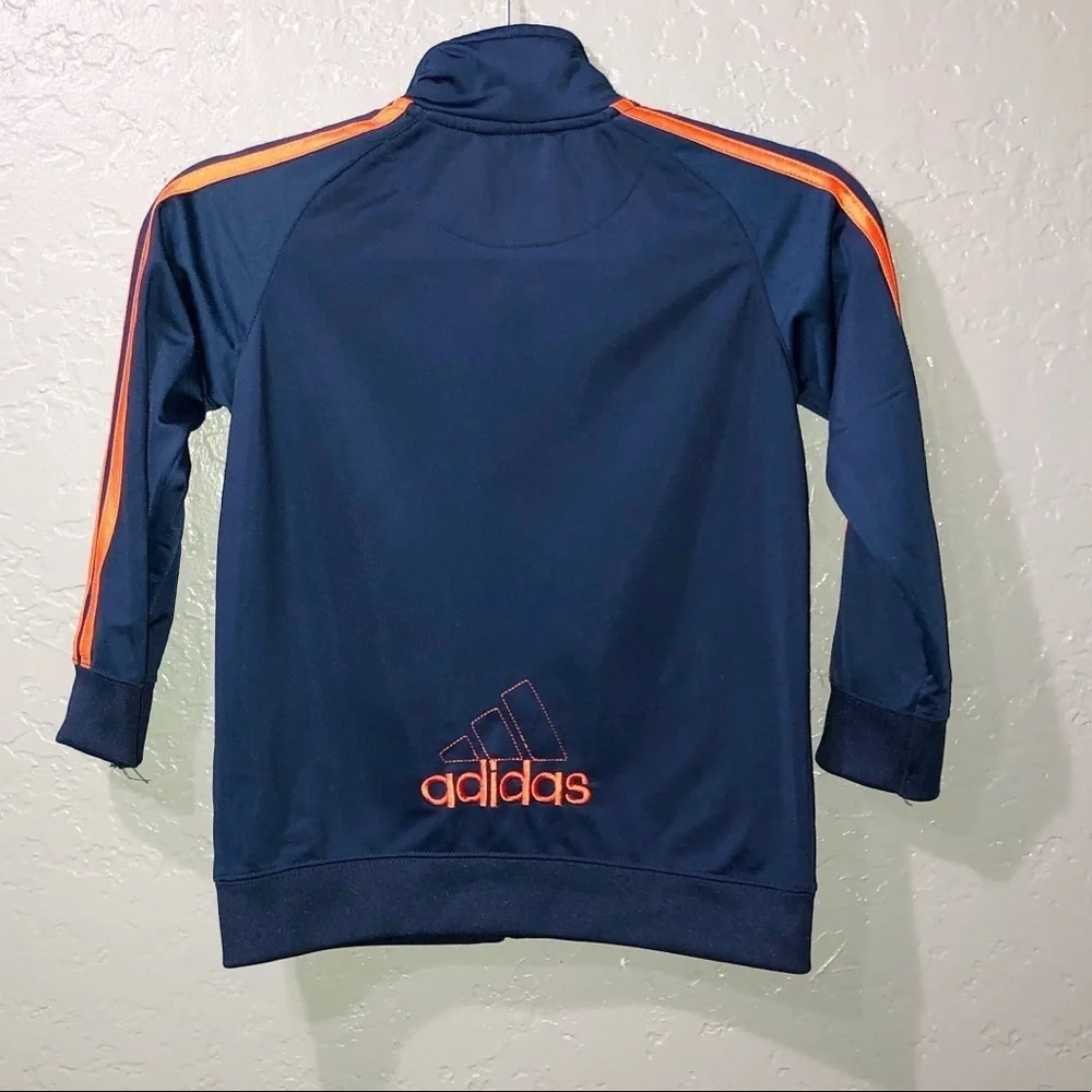 (Set) Adidas zip jacket and pants.